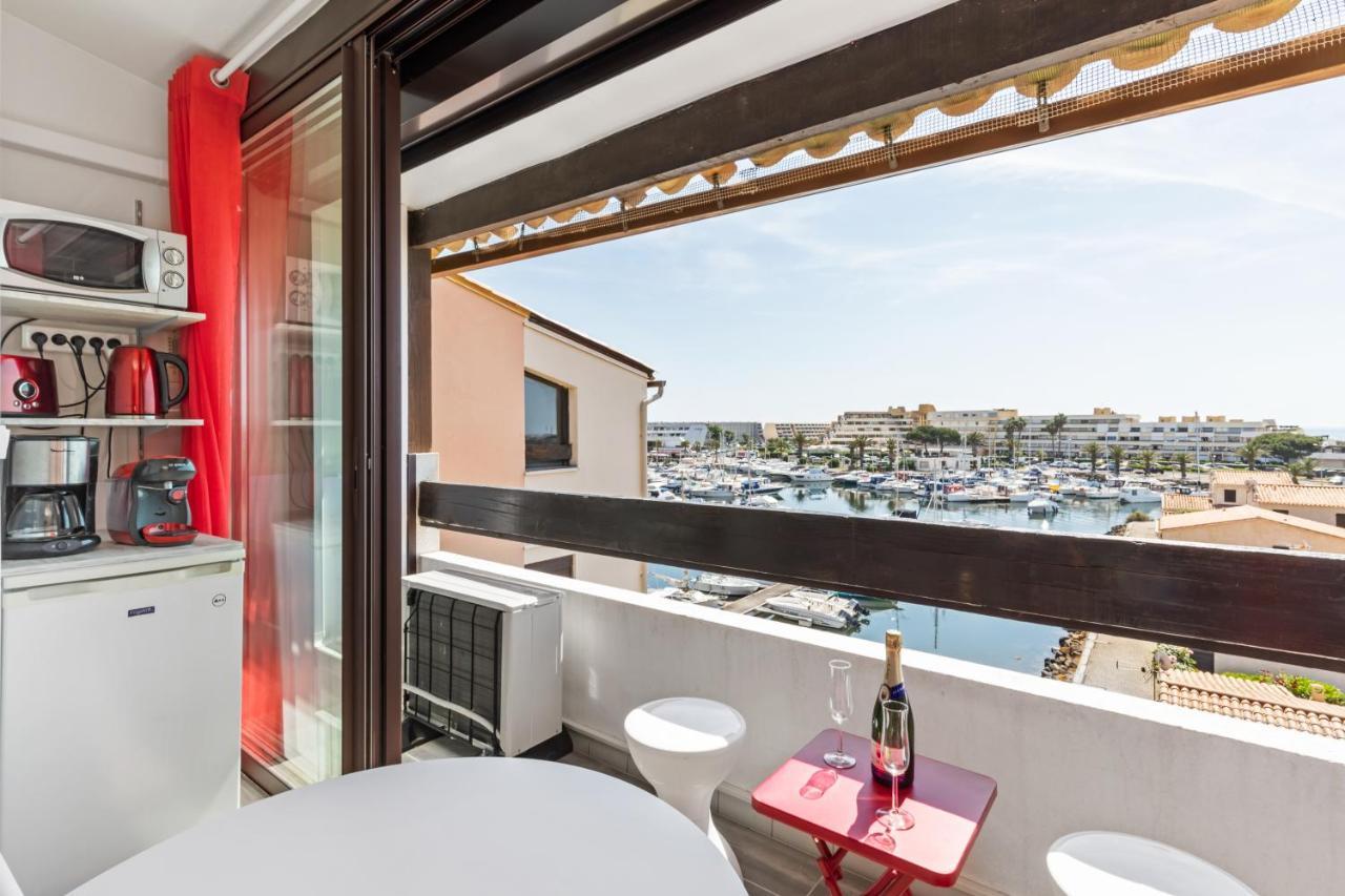 Studio Vue Mer Panoramique, Piscine Port Venus Village Naturiste Agde Exterior foto